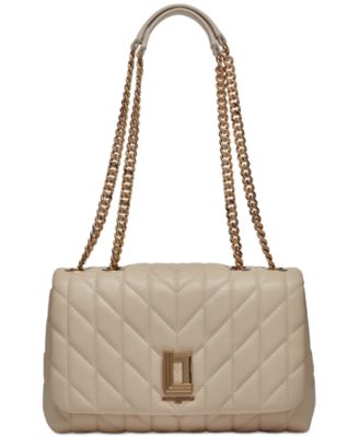 Кожаная сумка через плечо KARL LAGERFELD PARIS Lafayette среднего размера