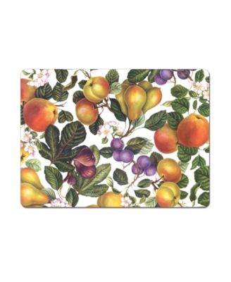 Пробковые салфетки из оргалита CounterArt Fruit Blossoms, набор из 4 штук