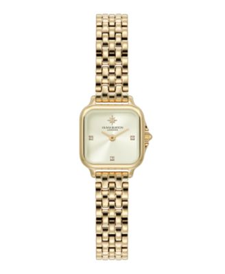 Женские часы-браслет Olivia Burton Grosvenor Mini Gold Tone, 20 мм