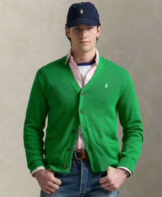 Мужской хлопковый кардиган Polo Ralph Lauren с V-образным вырезом 33690₽