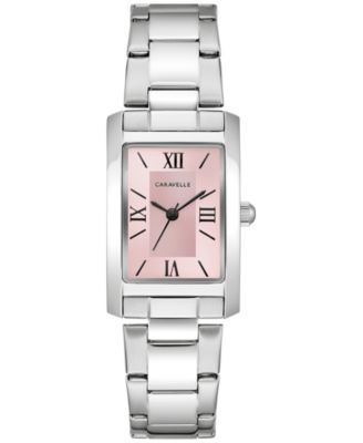 Женские классические часы Caravelle с браслетом из нержавеющей стали 21 мм