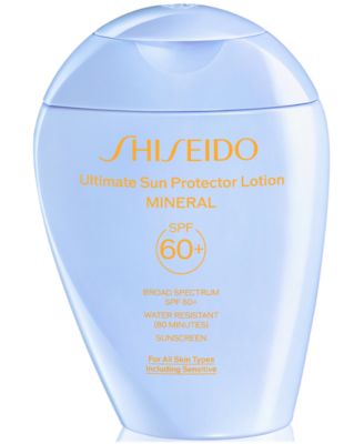 Shiseido Ultimate Солнцезащитный лосьон минеральный SPF 60+ без цвета