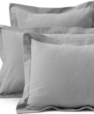 Роскошная фланелевая подушка Lands' End бутафорского серого цвета