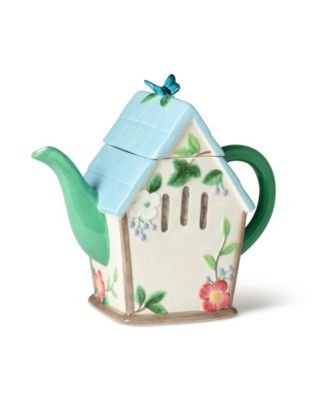Сертифицированный международный чайник Flora 3-D Birdhouse