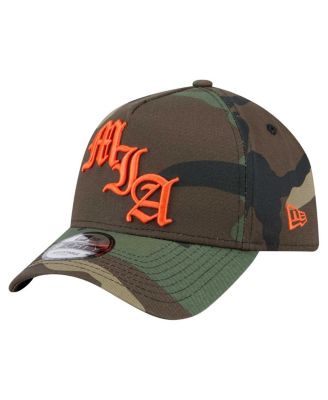 Мужская камуфляжная шляпа Miami Dolphins Mystic Camo A-образной формы с регулируемой длиной 9 футов для мужчин новой эры