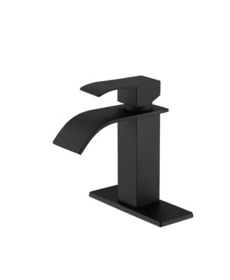 Смеситель для ванной комнаты Flynama с водопадным изливом, смеситель для раковины с одной ручкой