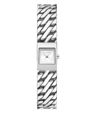 Женские часы Michael Kors Darrington серебристого цвета из нержавеющей стали, 14 мм