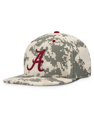 Мужская приталенная шляпа Nike с цифровым камуфляжем Alabama Crimson Tide 2025 Dugout True Performance