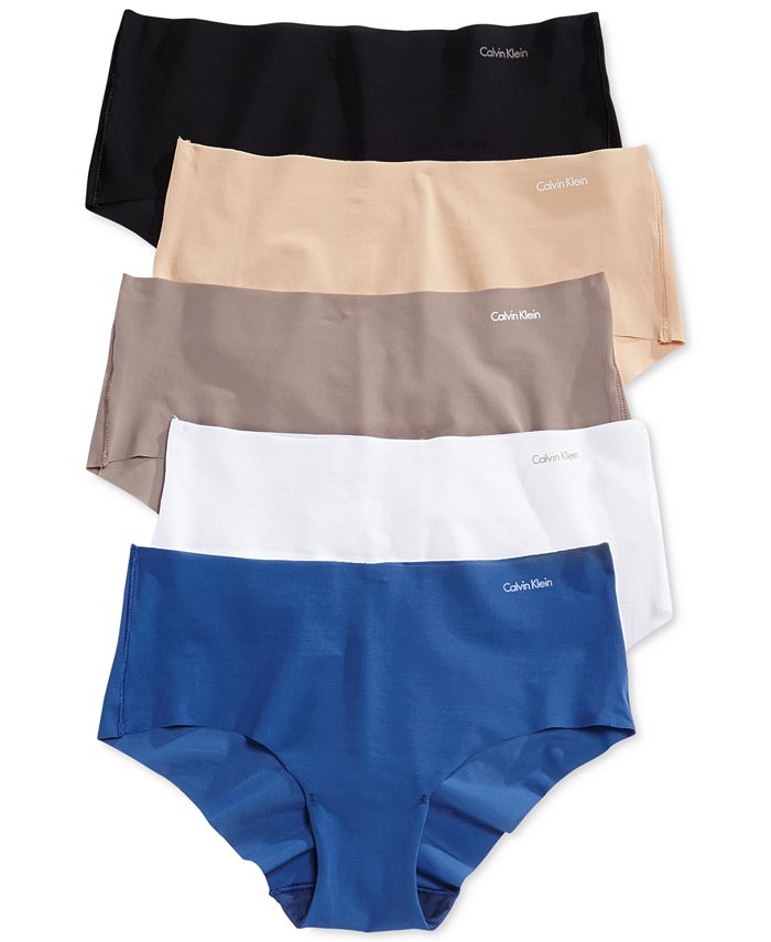 Calvin Klein Invisible Hipster 5Pack QD3557 & Reviews Bras, Panties