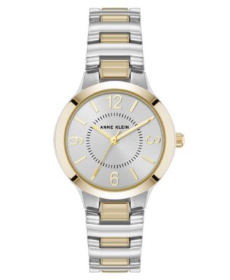 Женские кварцевые часы Anne Klein Essential круглой формы из двухцветного металлического сплава, 32 мм