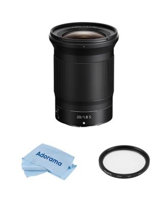 Объектив Nikon NIKKOR Z 20/1.8 S, комплект 77 мм UV, черный