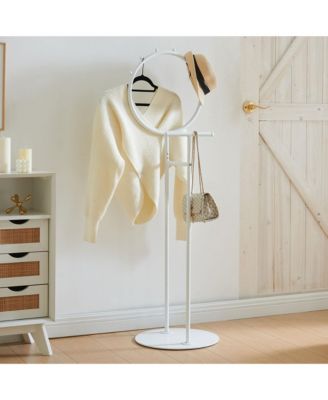 Подставка для камердинера Cheska Suit с круглой рамой Идеально подходит для спален и прихожих