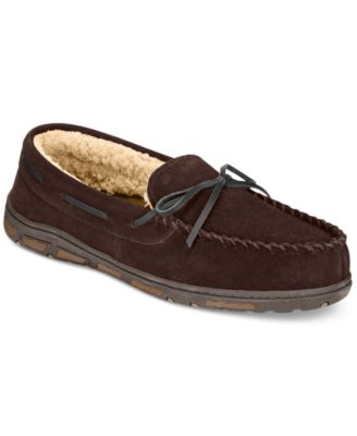 rockport men's slippers lined moccasins