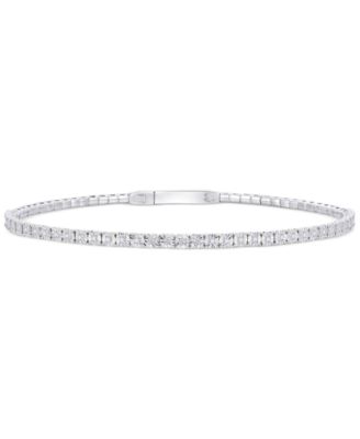Браслет Diamond Illusion Bangle (1/4 карата по весу) из чистого серебра
