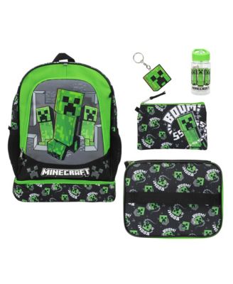 Набор рюкзаков Minecraft Creepers из 5 предметов, 16 предметов для школы и путешествий