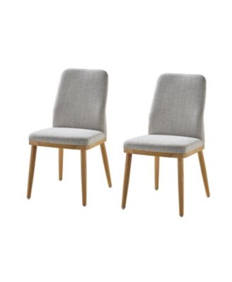 Набор для дома Hulala Home состоит из 2-х деревянных стульев с мягкой обивкой эргономичного дизайна, простых в сборке обеденных стульев