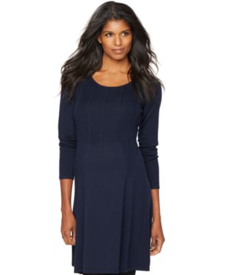 cable knit maternity dress
