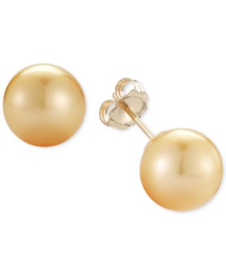 Macy's Cultured Golden South Sea Pearl 