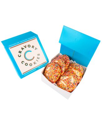 Подарочная коробка с печеньем для праздничного торта 