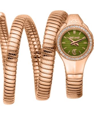 Женские часы-браслет из нержавеющей стали Just Cavalli Rose, 22 мм, розовый