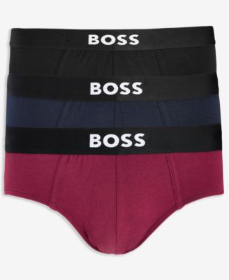 Мужские трусы с логотипом BOSS by Hugo Boss в 3-х упаковках