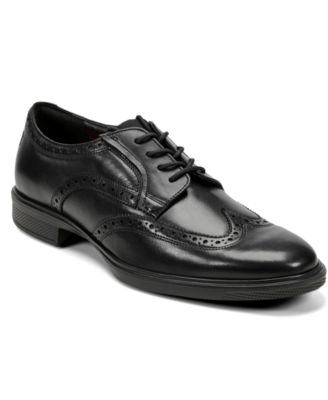 Мужская оксфордская обувь Rockport Keegan Dress Wingtip черного цвета