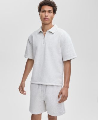 Мужская рубашка поло для подводного плавания свободного кроя Mode of One с застежкой на четверть молнии, эксклюзивная модель Macy's