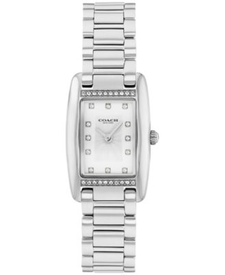 Женские часы-браслет COACH Reese Silver Tone из нержавеющей стали, 20 мм