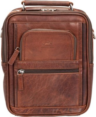Большая задняя сумка-органайзер Mancini Men's Buffalo на молнии