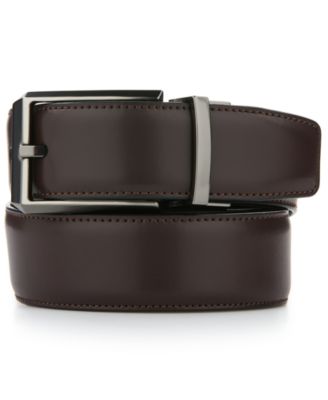 Мужской футляр для портфолио Perry Ellis с обратимым поясом для блестящего платья