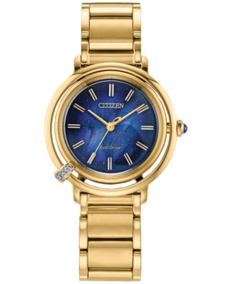 Женские классические часы Citizen с браслетом из нержавеющей стали Arcly светло-золотистого цвета, 31,2 мм