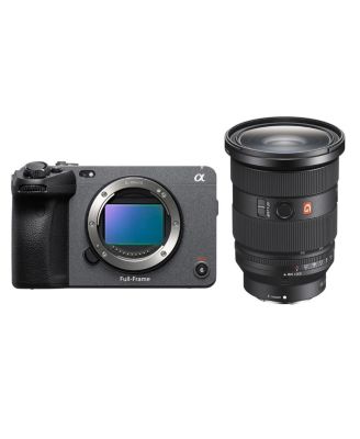 Полнокадровая кинокамера Sony FX3 Cinema Line с объективом 24-70 мм f/2.8 GM II черного цвета