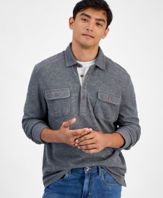 Мужская рубашка поло Tommy Bahama Penn Cove с длинным рукавом