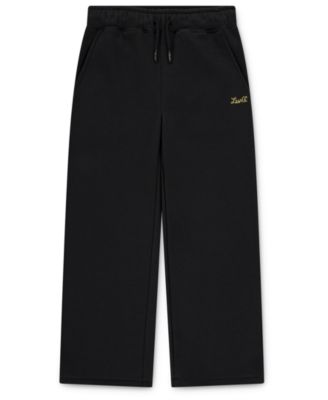 Широкие флисовые брюки Levi's для больших девочек, черные