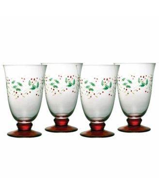 Праздничные бокалы Winterberry, набор из 4 бокалов