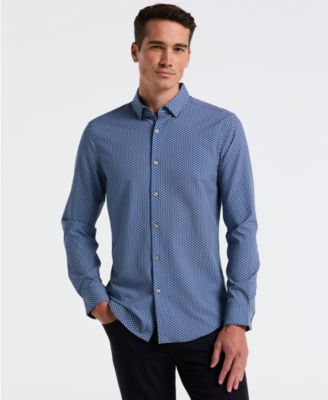 Мужская рубашка с длинным рукавом и геометрическим принтом Perry Ellis от Perry Ellis