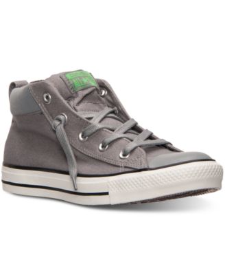 men's chuck taylor all star street mid casual sneakers from finish line