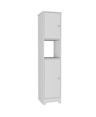 Шкаф для белья Tuhome Ibis из белого МДФ