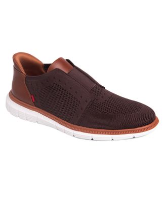 Мужские оксфорды Marc Joseph New York South Street с технологией Hands-Free Slip On Technology из легкой сетки коричневого цвета