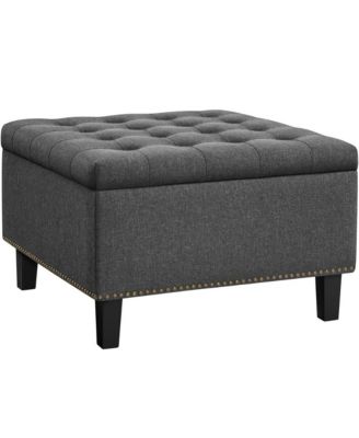 50-дюймовая оттоманка Yaheetech с ворсом из пуговиц, скамеечка для ног у входа