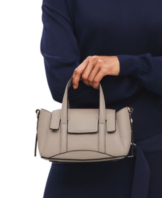 Маленькая кожаная сумка-ранец Radley London The Chancery с клапаном через плечо коричнево-бежевого цвета