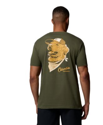 Мужская футболка Columbia с коротким рукавом и графическим принтом