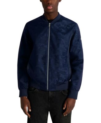 Мужская камуфляжная куртка-бомбер от КАРЛА ЛАГЕРФЕЛЬДА в ПАРИЖЕ