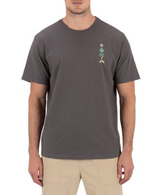 Мужская футболка Hurley Valley of Water с коротким рукавом и круглым вырезом горловины