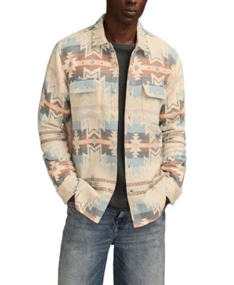 Мужская жаккардовая рубашка повседневного покроя от бренда Lucky