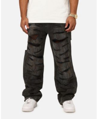 Мужская ультрамягкая потертая джинсовая ткань mnml