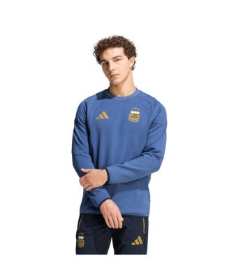 Мужская синяя толстовка Adidas для сборной Аргентины по футболу FIFA x World Cup Tiro Travel