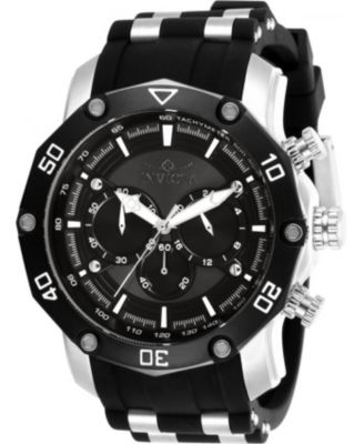 Мужские кварцевые часы Invicta 28753 Pro Diver с хронографом и циферблатом из оружейного металла черного цвета