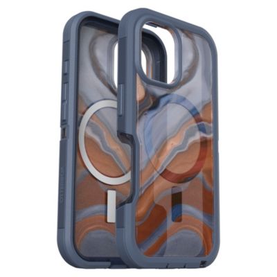 Чехол OtterBox Defender Pro XT Clear MagSafe для Apple iPhone 16 синий