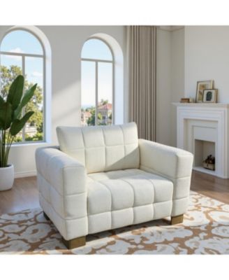 Диван Streamdale Furniture из плюша и полиэстера: Мягкое пружинное сиденье, легко моется